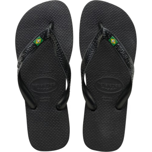 Chinelo Havaianas Brasil Preto 33/34