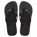 Chinelo Havaianas Brasil Preto 43/44