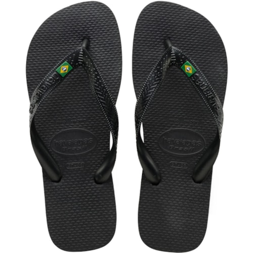 Chinelo Havaianas Brasil Preto 47/48