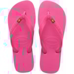Chinelo Havaianas Brasil Rosa Flux 39/40