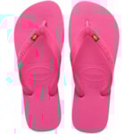Chinelo Havaianas Brasil Rosa Flux 41/42