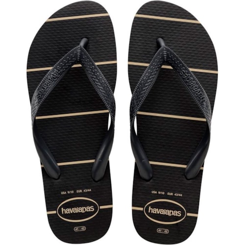 Chinelo Havaianas Color Essencial Preto 45/46