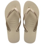 Chinelo Havaianas Color Mix Areia e Dourado 37/38