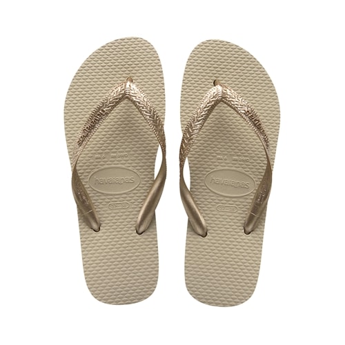 Chinelo Havaianas Color Mix Areia e Dourado 37/38