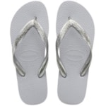 Chinelo Havaianas Color Mix Cinza Gelo e Prata 37/38