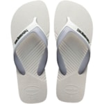 Chinelo Havaianas Dual Branco/Cinza 43/44