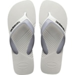 Chinelo Havaianas Dual Braqnco/Cinza 37/38