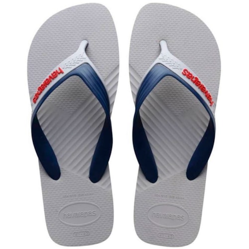 Chinelo Havaianas Dual Cor Cinza Gelo 39/40