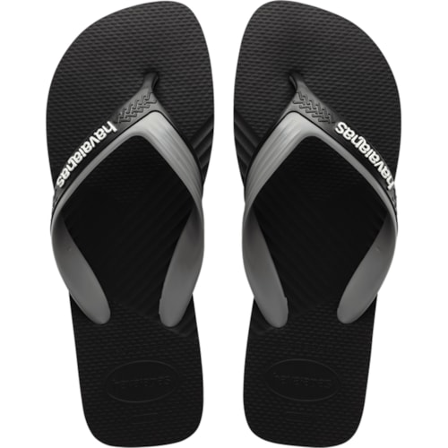 Chinelo Havaianas Dual Preto/Cinza 41/42