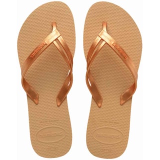 Chinelo Havaianas Elegance Dourado 33/34