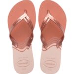 Chinelo Havaianas Elegance Print Rosa Clay 33/34