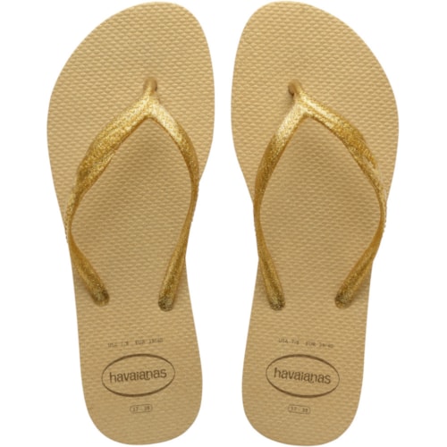 Chinelo Havaianas Fantasia Gloss Areia 37/38