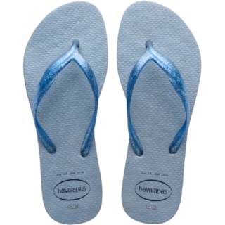 Chinelo Havaianas Fantasia Gloss Azul Índigo 39/40