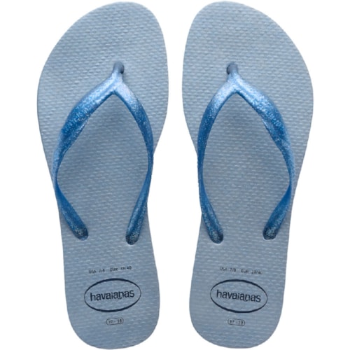 Chinelo Havaianas Fantasia Gloss Azul Índigo 39/40