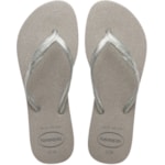Chinelo Havaianas Fantasia Gloss Cinza Gelo 35/36