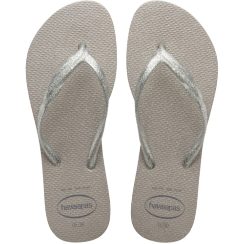 Chinelo Havaianas Fantasia Gloss Cinza Gelo 35/36