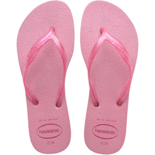 Chinelo Havaianas Fantasia Gloss Rosa Cristal 35/36