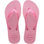 Chinelo Havaianas Fantasia Gloss Rosa Cristal 39/40