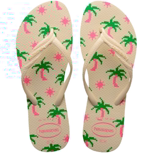 Chinelo Havaianas Fantasia Joy Bege/Bege 35/36