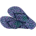 Chinelo Havaianas Fantasia Romântica Azul Índigo 33/34