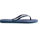 Chinelo Havaianas Fantasia Romântica Azul Índigo 33/34