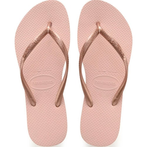 Chinelo Havaianas Feminino Slim Rosa Ballet 37/38