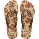 Chinelo Havaianas Flash Sweet Royal Areia 33/34