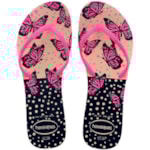 Chinelo Havaianas Flat Mix Bege Palha/Rosa 37/38