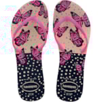 Chinelo Havaianas Flat Mix Bege Palha/Rosa 39/40