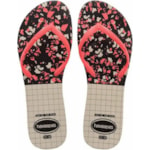 Chinelo Havaianas Flat Mix Bege/Preto 35/36