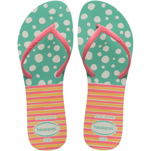 Chinelo Havaianas Flat Mix Branco/Rosa 35/36