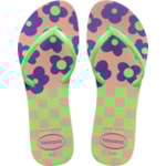 Chinelo Havaianas Flat Mix Rosa/Verde 39/40