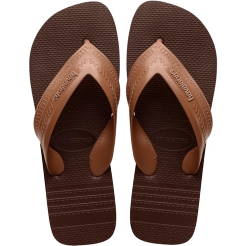 Chinelo Havaianas Hybrid Be Café 35/36