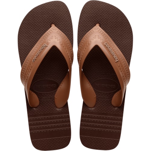 Chinelo Havaianas Hybrid Be Café 39/40