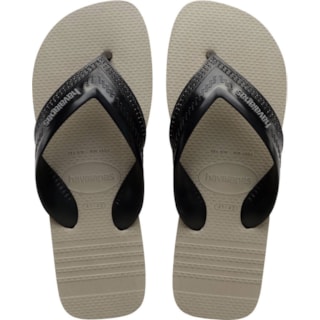 Chinelo Havaianas Hybrid Be Cimento/Preto 45/46