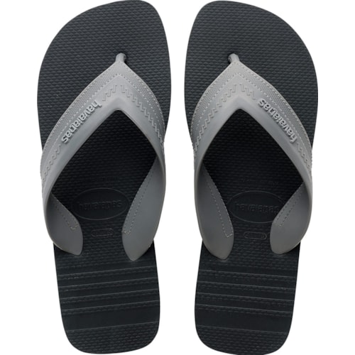 Chinelo Havaianas Hybrid Be Novo Grafite 43/44