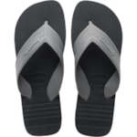 Chinelo Havaianas Hybrid Be Novo Grafite Número 37/38