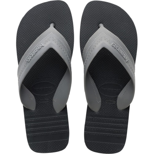 Chinelo Havaianas Hybrid Be Novo Grafite Número 37/38