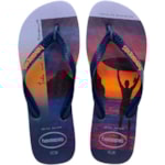 Chinelo Havaianas Hype Marinho/Laranja 43/44