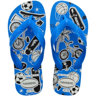Chinelo Havaianas Kids Athletic Azul 27/28