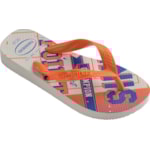 Chinelo Havaianas Kids Athletic Branco 31/32