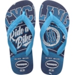 Chinelo Havaianas Kids Athletic Marinho e Turquesa 31/32