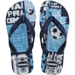 Chinelo Havaianas Kids Athletic Marinho/Marinho 25/26