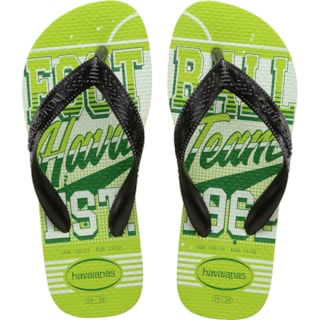 Chinelo Havaianas Kids Athletic Verde Limão 31/32