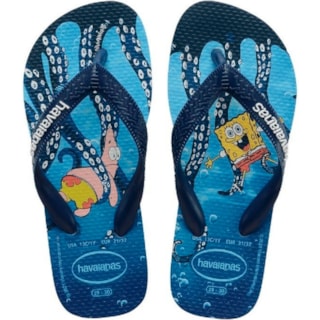 Chinelo Havaianas Kids Bob Esponja Branco 27/28