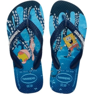 Chinelo Havaianas Kids Bob Esponja Branco 31/32