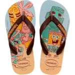 Chinelo Havaianas Kids Bob Esponja Dourado 23/24