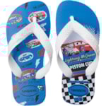 Chinelo Havaianas Kids Cars Branco Turquesa 33/34