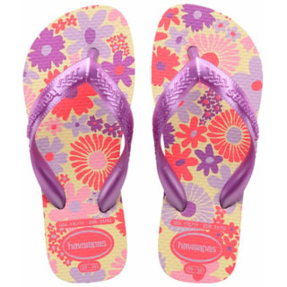 Chinelo Havaianas Kids Flores Buttercream 29/34