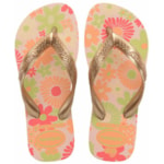 Chinelo Havaianas Kids Flores Rosa Ballet 29/30